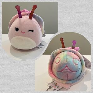 NWT 3.5” Silvina the Snail Squishmallow Clip